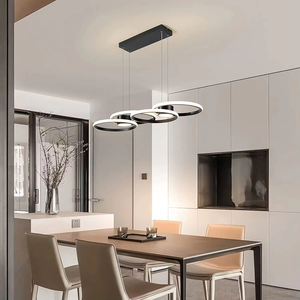 Insieme moderno <span class=keywords><strong>lampadario</strong></span> in ferro per sala da pranzo e salotti con Design <span class=keywords><strong>contemporaneo</strong></span> luce del ciondolo - Product Image 3