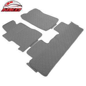 Alfombrillas de látex grises para todo clima, compatibles con Honda Civic 8ª generación 2006-2011, delanteras y traseras, estilo OEM, impermeables - Product Image 2