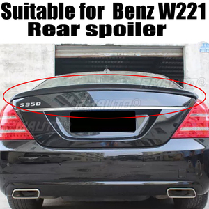 สปอยเลอร์หลังคาท้ายรถยนต์ทรง Ducktail สำหรับ Mercedes Benz S Class S320 S400 S420 S450 S600 W221 อุปกรณ์ตกแต่งภายนอก - Product Image 1