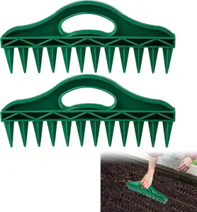 Holes Plant Seed Soil Dibber Garden Tool Seed Spacing Tool