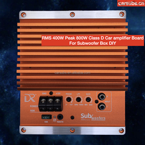 Carte d'amplificateur de <span class=keywords><strong>voiture</strong></span> RMS Power 500W, carte d'amplificateur de <span class=keywords><strong>voiture</strong></span> de classe D pour caisson de basses 8" 10" - Product Image 2