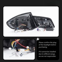 Feux arrière HETOP F10 2011-2017 Série 5 520i M5 Design Venom modifié G30 G38 Feux arrière de voiture LED DRL Blanc clair pour BMW