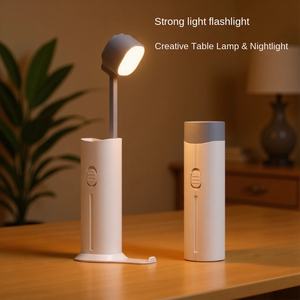 Lámpara de Escritorio LED Plegable Inteligente para el Hogar, con Regulación de Intensidad, Carga Inalámbrica, Linterna y Soporte para Teléfono - Product Image 1