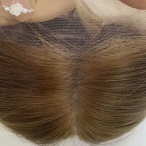 Wholesale Lacetop Wigs Mono For White Women Human Hair Lace Top Cuticle Aligned European Hair Wig