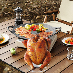 Soporte Vertical de Acero Inoxidable para Asar Pollo en Lata de Cerveza, para Parrilla, Horno, Ahumador, para Acampar al Aire Libre - Product Image 4