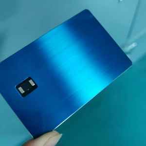 Cartes à puce EMV 13,56 MHz, double interface, carte métallique, antenne NFC intégrée, 85x54 mm, durable, fonction de paiement sans contact complète, crédit - Product Image 2