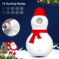 YPM Weihnachts geschenk Schneemann Form Kitzler Saugen Vibrator Sexspielzeug Für Frauen Erwachsene Mute Usb Magnetic Charging Masturbieren