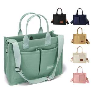 Sac fourre-tout en toile grande taille personnalisé pour femme, sac à bandoulière pour ordinateur portable, sac à livres pour étudiants, sacs de voyage, de <span class=keywords><strong>travail</strong></span>, d'université et de sport - Product Image 3
