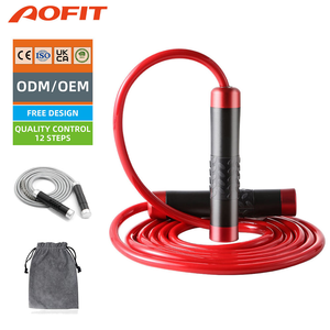 <span class=keywords><strong>Corde</strong></span> à <span class=keywords><strong>sauter</strong></span> lestée professionnelle Aofit avec roulement, anti-emmêlement, pour le fitness des adultes et l'entraînement des étudiants - Product Image 1