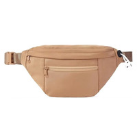 Sac banane de sport personnalisé unisexe sac de taille de créateur de mode fermeture à glissière imperméable en polyester et nylon ceinture réglable pour la course à pied