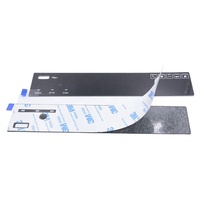 Étiquettes d'équipement personnalisées en polycarbonate sérigraphiées sous-couche, découpées CNC, adhésives, prix direct usine, ODM