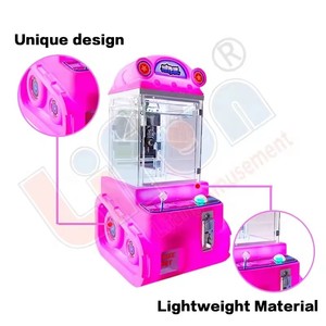 Mesin Cakar <span class=keywords><strong>Mini</strong></span> Kompak Lifun Factory, Mesin Arcade Koin untuk Mengambil Boneka, Mainan, Hadiah, Hiburan - Product Image 3