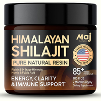 Shilajit Pur de l'Himalaya, Résine de Shilajit 100% Pure avec Acide Fulvique et Complexe de Plus de 85 Oligo-éléments, Extrait Végétal