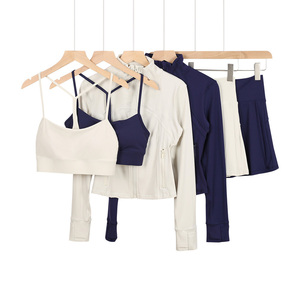 Dames Lichtgewicht Hoge Kwaliteit Naadloze Sportbeha Trending Workout Kleding Front Logo Ins Lulu Nieuwe Top Trending Sportbeha - Product Image 1