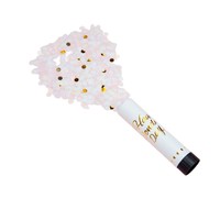 Canon à confettis miniature de 20 cm à ressort, design à torsion manuelle, cadeaux personnels multi-occasions, vente directe du fabricant