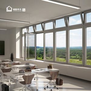 LEDOW América Compliant Alumínio Alloy Frame Tilt e Turn Vidro Duplo Vidro Triplo Janelas e Portas - Product Image 2