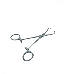 ORTHO HUB Vente en gros usine Pince à drapage chirurgical réutilisable en acier inoxydable Backhaus, Certifiée CE Classe I - Product Image 1