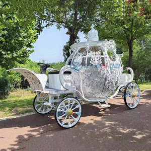 Charrette Électrique de Haute Qualité Style Citrouille Européenne Cendrillon en Acier Q235B pour Mariages, Visites Touristiques et Transferts Hôteliers - Product Image 5