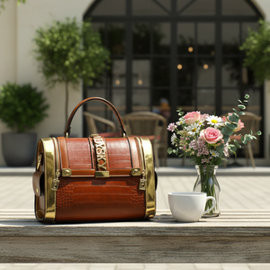 Ladysky优质女包鳄鱼皮女士单肩包热销女包奢华批发产品28厘米 - Product Image 6