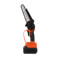Gergaji rantai listrik genggam nirkabel, 350W gergaji rantai taman, baterai lithium