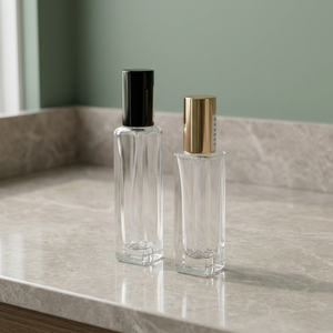 Flacon de parfum en verre 10 ml avec pompe, bouchon personnalisé unique et luxueux, flacon de parfum avec bouchon métallique et vaporisateur. - Product Image 4