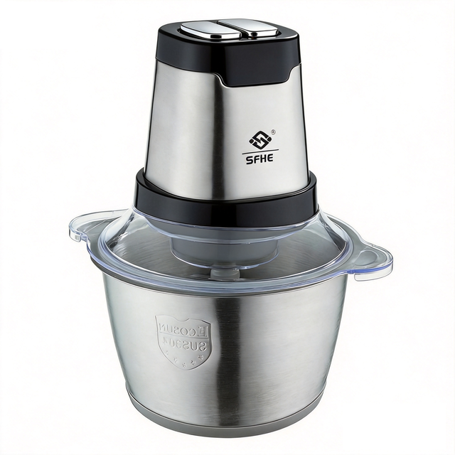 300W Electric Food Chopper 1.5L BPA-Free Stainless Steel Blades Mini Food Processor for Garlic Onion Meat Vegetable