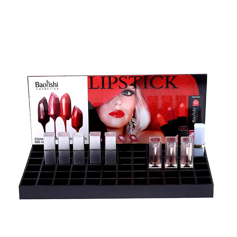 Acryl Display Stand benutzer definierte Lippenstift Display Stand Desktop Display Tisch Fabrik Großhandel