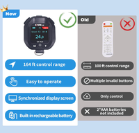 Temporizador Digital de Baloncesto de 8 Pulgadas con Cronómetro de 24 Segundos, Contador de Cuenta Regresiva Personalizable de 0 a 99 Segundos con Control de Cronómetro Portátil