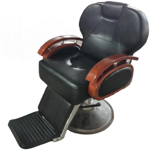 Siman-Silla <span class=keywords><strong>de</strong></span> barbería antigua para hombre, sillón <span class=keywords><strong>de</strong></span> marco dorado <span class=keywords><strong>de</strong></span> alta resistencia, Estilo Vintage - Product Image 4