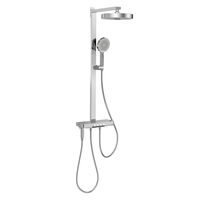 Colonne de douche en plastique multifonction avec jets de corps et douchette à main pour hôtels et appartements