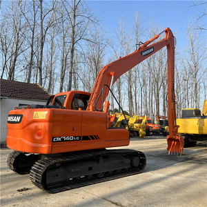 Excavatrice sur chenilles d'occasion Doosan à bras long Dx140, Doosan Dx150 Dx160 Dx140lc-7 d'origine, excavatrice d'occasion Doosan - Product Image 5