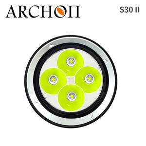 Lampe vidéo de plongée ARCHON S30 <span class=keywords><strong>II</strong></span> 3500lm torche de plongée sous-marine étanche de 100m avec chargeur de lampe de poche 26650 inclus - Product Image 4