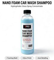 Champú de espuma nano para lavado de autos, concentrado en aerosol con brillo hidrofóbico para detallado automotriz