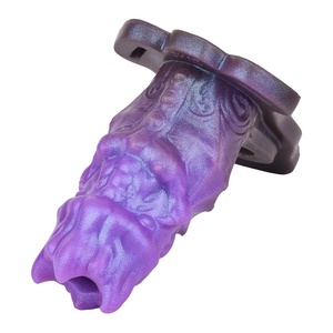 Manchon de pénis fantaisie en gros avec fonction de retardement de l'éjaculation, manchon de pénis fantaisie pour l'agrandissement et le bondage masculin - Product Image 5