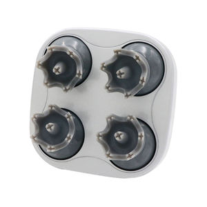 Cabezal de masaje vibratorio portátil, 4 cabezales de ducha, relajante, eléctrico, masajeador de cabeza de cuello y cuerpo - Product Image 3