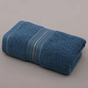 2023 Hotel Face Towel 35*75cm 110g Health Cotton Quick-Dry Woven Bath Towel for Adults Novelty Pattern for Hotel Use
