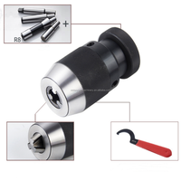 Mandrin de perçage sans clé auto-serrant B22 de 1 à 20 mm, type de verrouillage, pince de perçage sans clé, mandrin de perçage pour tour
