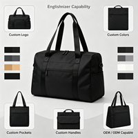 Sac de sport personnalisé avec logo OEM, grande capacité, sac de voyage week-end de haute qualité pour femmes et hommes