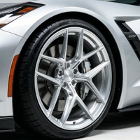 Jantes forgées Bku 5x120.65 pour Chevrolet Corvette Z06 C6 C7 C8 Stingray E-ray ZR1 20 21 22 pouces, jantes en alliage argentées personnalisées