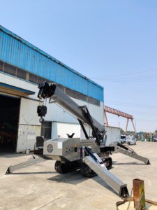 Hot bán 10ton an toàn hiệu suất cao Spider Crane nâng Crane với điều khiển từ xa tự propeled điện Spider Crane - Product Image 2