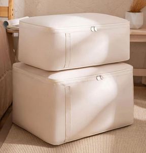 Customizable Large Capacity <b>Quilt</b> Storage Bag Single-Tier Folding Oxford Cloth <b>Bedding</b> Organizer Wardrobe - Product Image 4