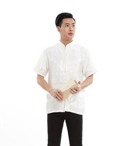Traje Ecowalson Tang, ropa tradicional china para hombre, camisa, chaqueta, doble desgaste, cuello, <span class=keywords><strong>Cheongsam</strong></span>, Top, ropa Retro de Año Nuevo - Product Image 3