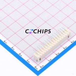 HCZZ0139-16 Wire-to-Board Pin Header Bent Lead Through Hole,P=2.54mm Connector 1x16P 2.5mm Right Angle Insert XH - Product Image 2
