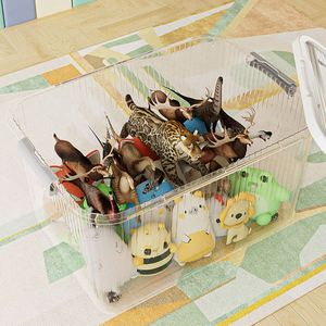 Transparent Toy Storage <b>Box</b> - extra <b>Large</b>,clothes Organizer with Lid, High-transparency <b>Plastic</b> Storage Container - Product Image 4