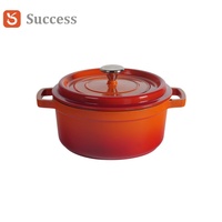 Vente en gros d'usine, vente chaude, casseroles en fonte émaillée, ustensiles de cuisine, marmites, casseroles hollandaises, nombreuses couleurs, personnalisables