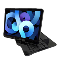 Étui-Clavier Rotatif à 360° pour iPad 11 Pouces, Clavier Rétroéclairé avec Trackpad, Housse de Clavier Pliable, Produits Chinois