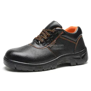 Industrial Safety Antistatic rubber Sole Leather Anti Style steel toe sole insert construction work shoes