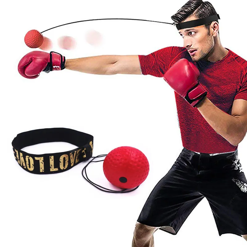 Bilink-Bola de boxeo Speedball, entrenador de velocidad, diadema, cabeza de entrenamiento de boxeo, Bola de reflejos de boxeo