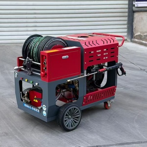 Machine de nettoyage haute pression 80 L/min 8-12m pour canalisations, idéale pour les plombiers et le nettoyage municipal - Product Image 3