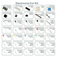 Kit de composants électroniques et plateau de développement MB-102 à 830 trous pour débutants Arduino UNO R3
